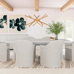 Majorca Extendable Rectangular Dining Table (88"-128")