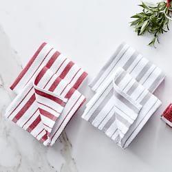 Williams Sonoma Classic Striped Dishcloths