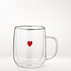 Heart Double-Wall Mugs, Set of 2