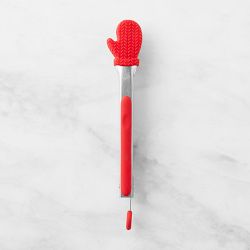 Red Mitten Novelty Silicone Tongs