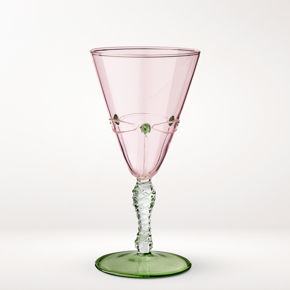 Famille Rose Goblets, 10-oz (Set of 4)
