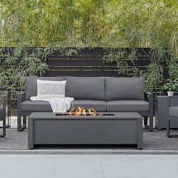 Freeport Metal Rectangular Fire Table (52")