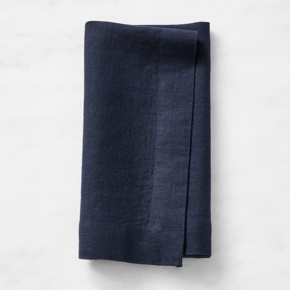 Signature Linen Napkins, Set of 8 (Indigo)