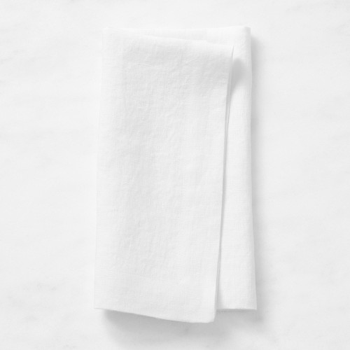 Signature Linen Napkins, Set of 4, White