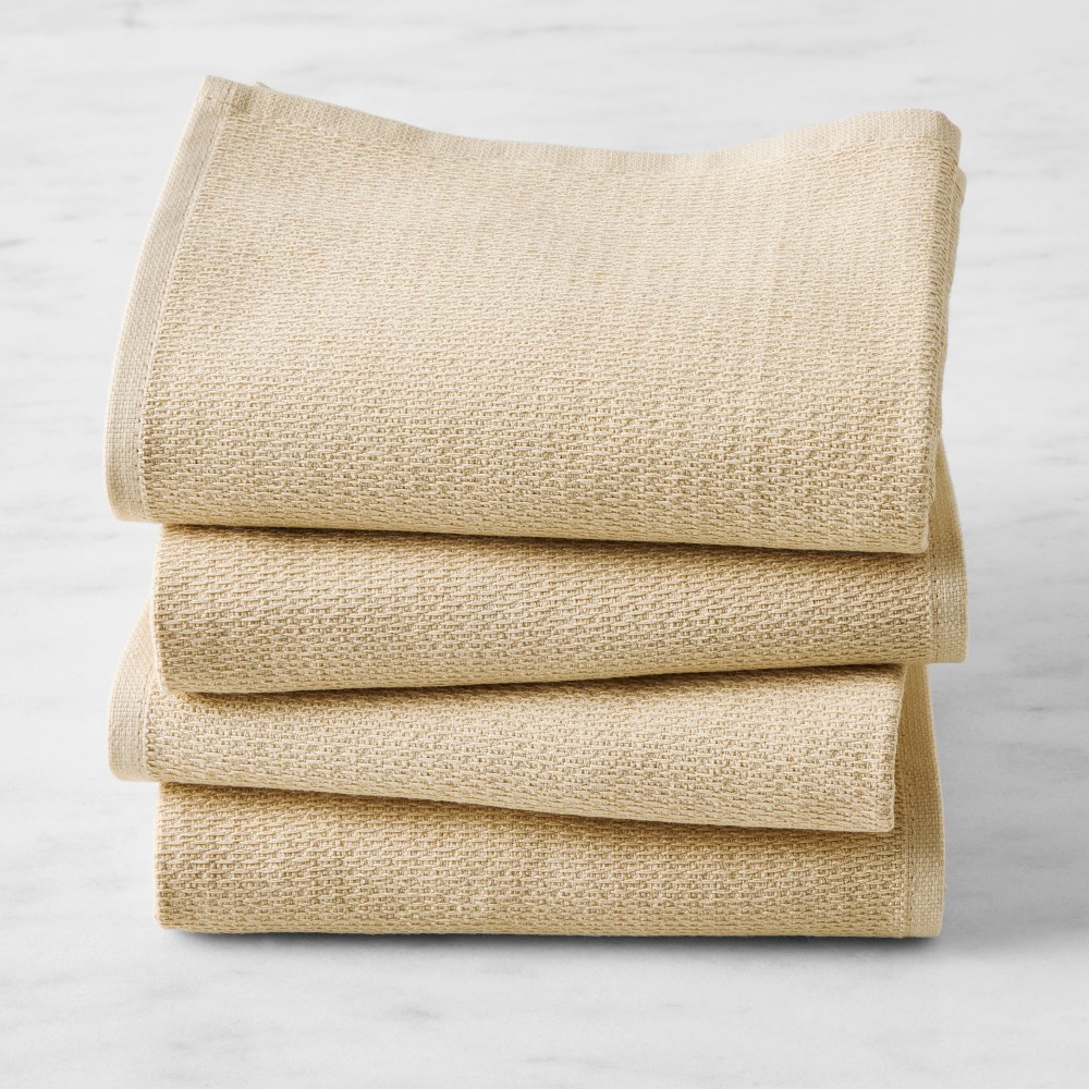 Williams Sonoma All Purpose Towels - Set of 4, Khaki