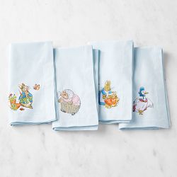 Embroidered Peter Rabbit™ Napkins, Set of 4