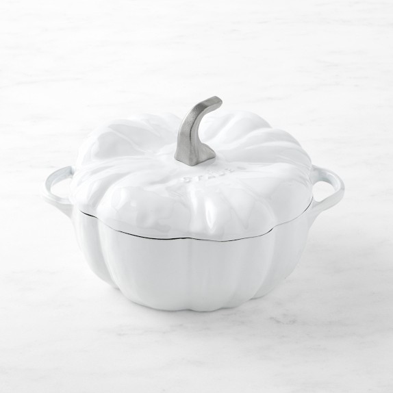 Staub Enameled Cast Iron Pumpkin Cocotte, 3.5-Qt | Williams Sonoma