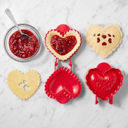 Williams Sonoma Heart Hand Pie Molds, Set of 2