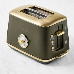Breville Toast Select™ Luxe 2-Slice Toaster, Olive Tapenade & Brass