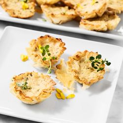 Williams Sonoma Herbed Goat Cheese & Phylo Tartlets, Set of 12