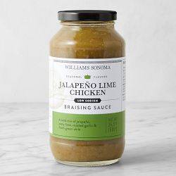 Williams Sonoma Low Sodium Braising Sauce, Jalapeno Lime Chicken