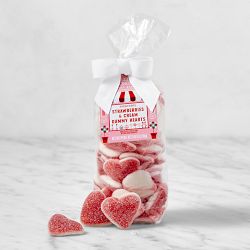 Williams Sonoma Strawberries & Cream Gummy Hearts