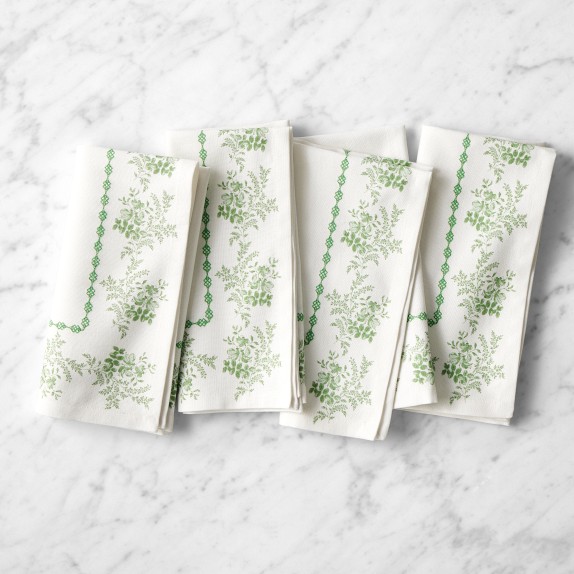 English Floral Napkins, Set of 4