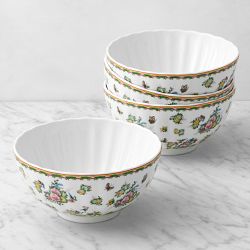 Famille Rose Scalloped Noodle Bowl