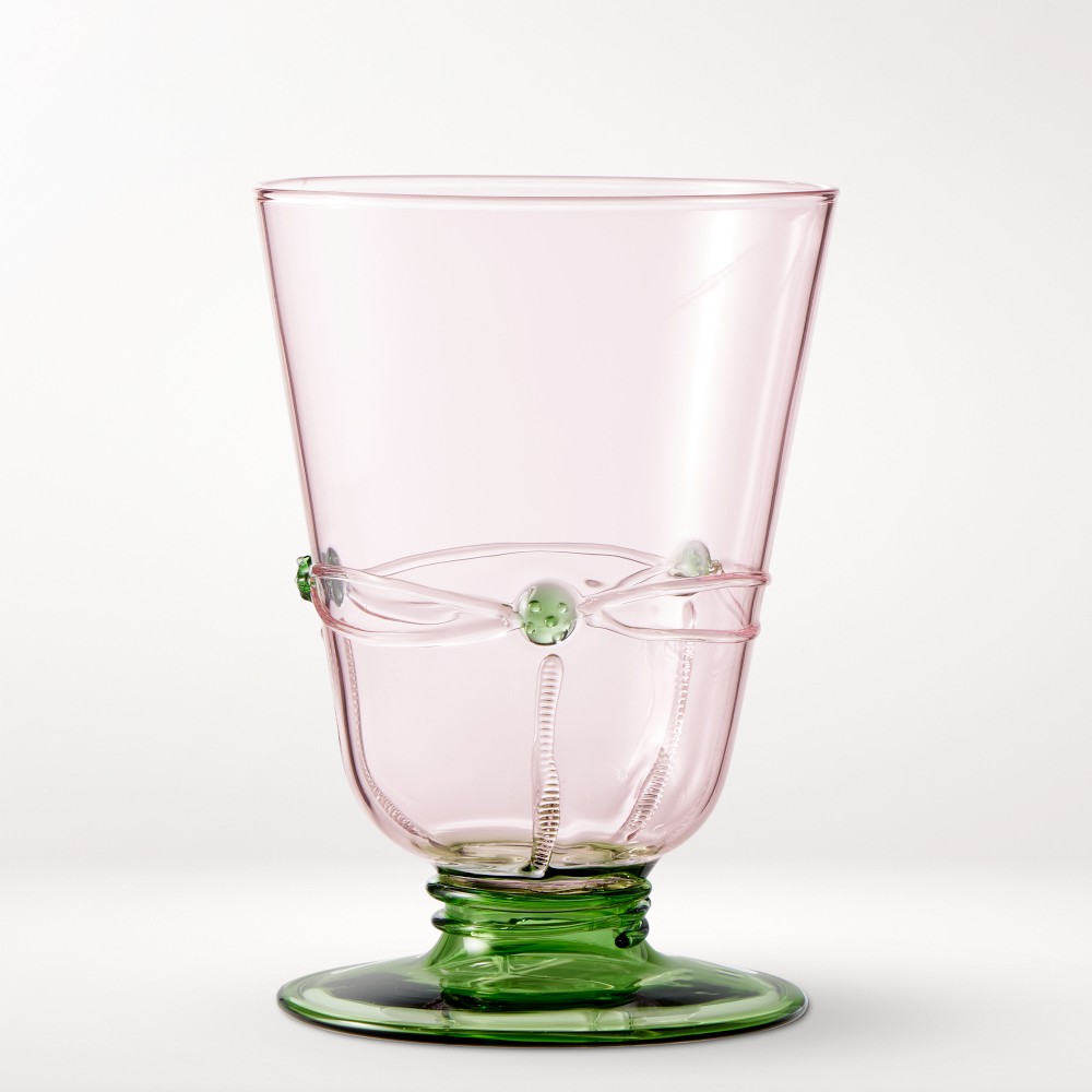 Famille Rose Footed Tumblers, 12-oz (SET OF 4)