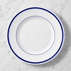Brasserie Dinner Plates, Set of 4, Blue