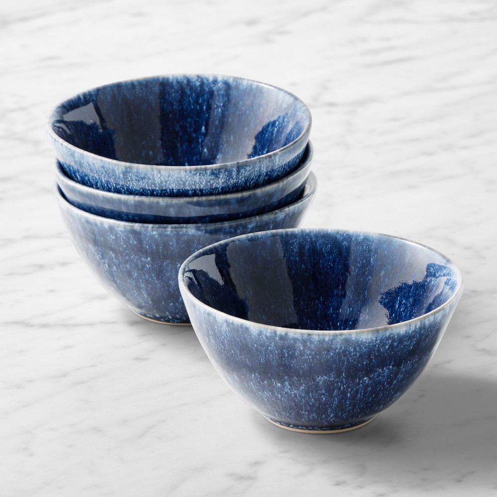 Cyprus Rice Bowls - Set of 4, Blue