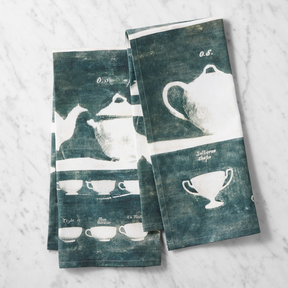 Teapots Tea Towels, Set of 2 - Set of 2