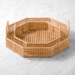 Cane Octagonal Tray