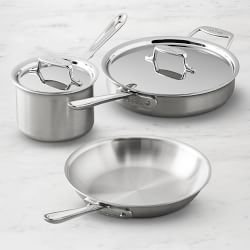 All-Clad D5&#174; Brushed Stainless-Steel 5-Piece Cookware Set
