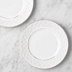 Garden Lattice Figural Salad Plates