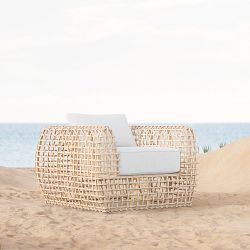 Cabrera All-Weather Open Weave Club Chair