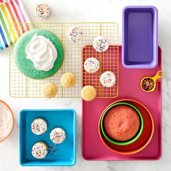 Flour Shop x Williams Sonoma Rainbow Nonstick Bakeware, Set of 6