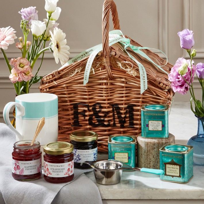 Fortnum & Mason Afternoon Tea Basket | Williams Sonoma