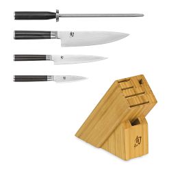 Shun Classic Starter Knife Block, Set of 5