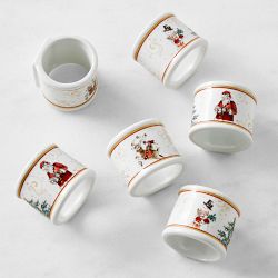 'Twas the Night Before Christmas Napkin Rings, Set of 6