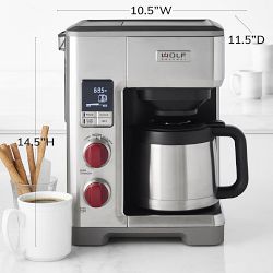 Wolf Gourmet Automatic Drip Coffee Maker, 10-cup