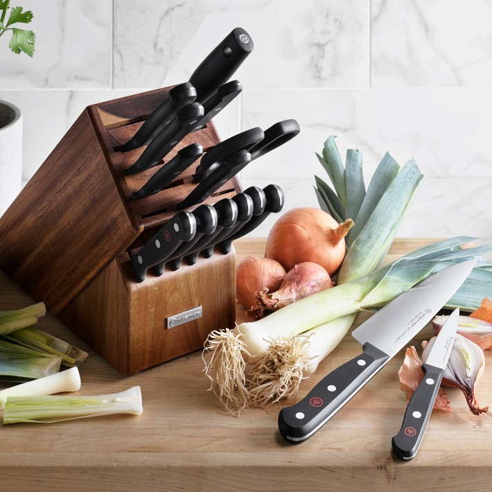 Wüsthof Gourmet Knife Block, 17-Piece Set | Williams Sonoma