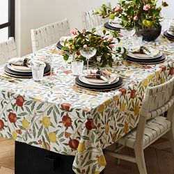 Morris & Co. x Williams Sonoma Tablecloth, 70"x108", Fruit