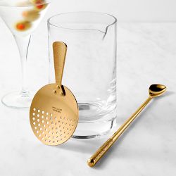 Williams Sonoma Heritage Bar Mixing Glass Set, Brass