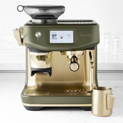 Breville Barista Touch Impress Espresso Machine, Olive Tapenade & Brass