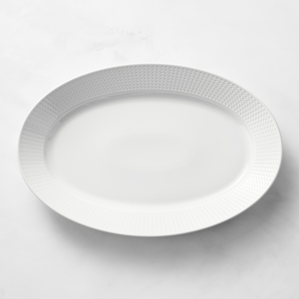 Pillivuyt Perle Porcelain Large Oval Platter