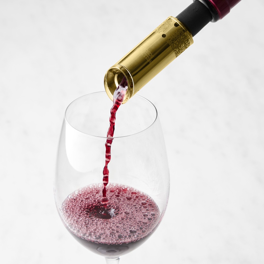 Williams Sonoma Heritage Bottle Aerator - Brass