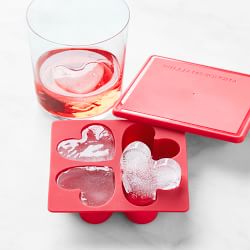 Williams Sonoma Heart Ice Cube Tray with Lid