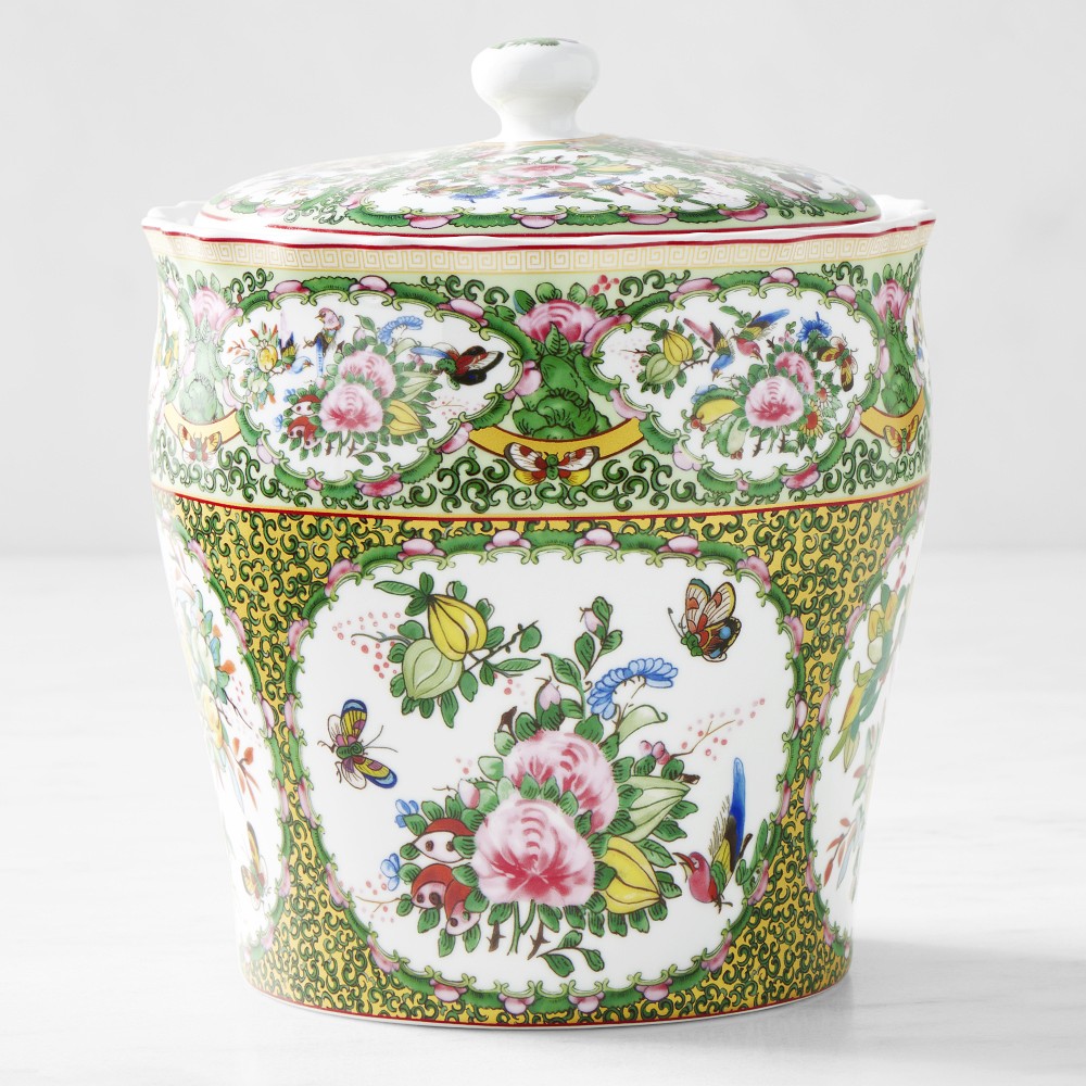 Famille Rose Porcelain Canisters - Large