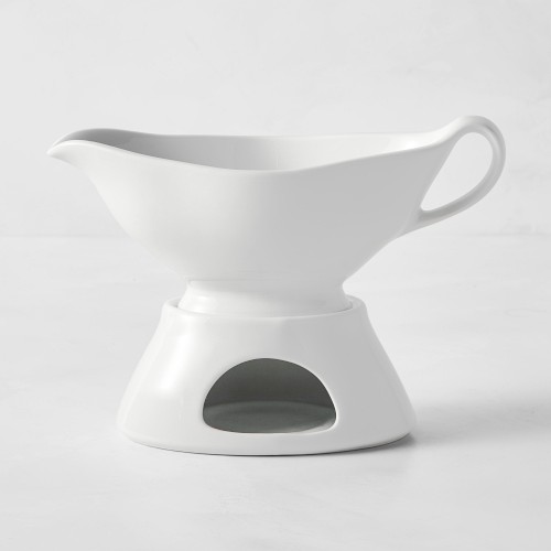 Pillivuyt Gravy Boat with Warming Base