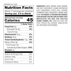 Williams Sonoma Organic Margarita Mix, Strawberry Watermelon