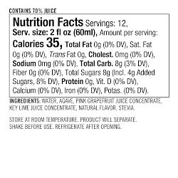 Casamigos x Williams Sonoma Cocktail Mix, Grapefruit Orange Paloma Light