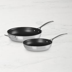 Le Creuset Classic Stainless-Steel Nonstick 2-Piece Fry Pan Set