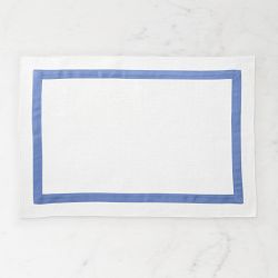 Matouk Lowell Placemats, Set of 4, Azure