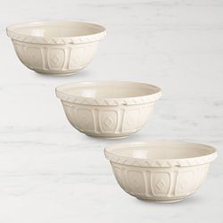 Mason Cash Set 3 Mixing Bowl, Cream