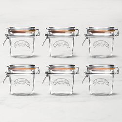 Kilner Round Clip Top Jar, 12 oz, Set of 6