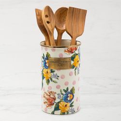 MacKenzie-Childs Wildflowers Enamel Utensil Holder