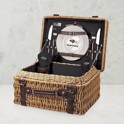 NFL Baltimore Ravens Champion Picnic Basket, Black