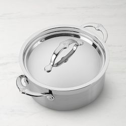 Hestan ProBond Forged Professional Clad Stainless-Steel Soup Pot, 3-Qt.
