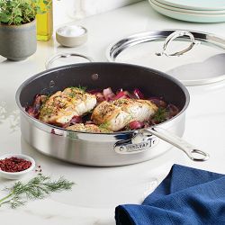 Hestan ProBond Forged Professional Clad Stainless-Steel TITUM Nonstick Sauté Pan